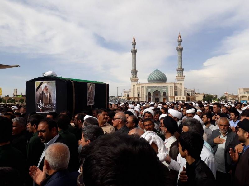 مراسم تشییع و تدفین حضرت آیت الله ایمانی در قم برگزار شد 1