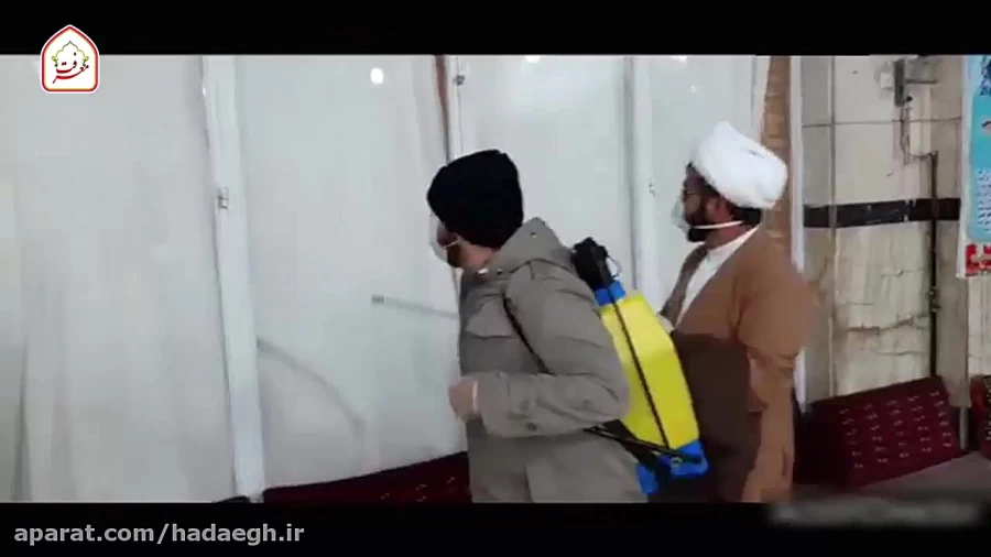 گندزدایی مسجدالنبی(ص) خیابان قاآنی نو و کوچه های اطراف